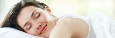 woman sleeping soundly after sleep apnea treatment at Twickenham Family Dentistry