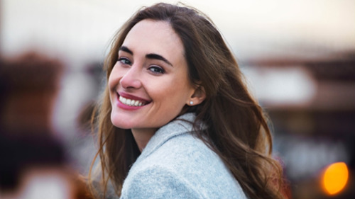 Brown haired woman smiling, huntsville al