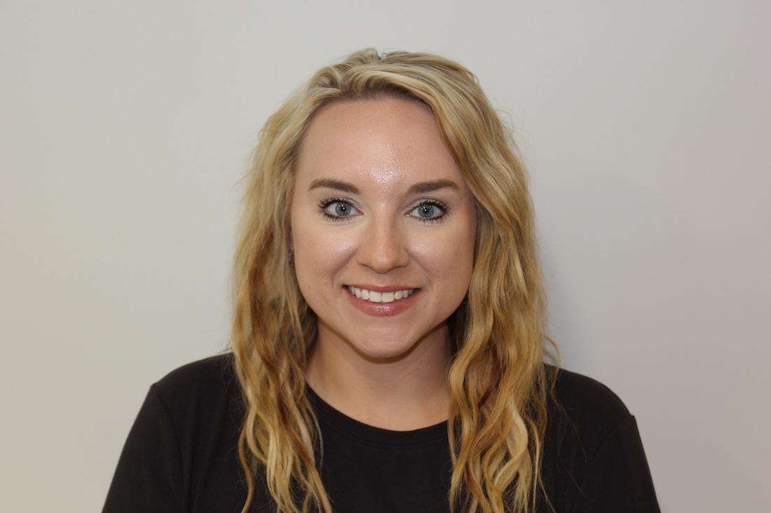 Woman smiling after botox treatment, huntsville al