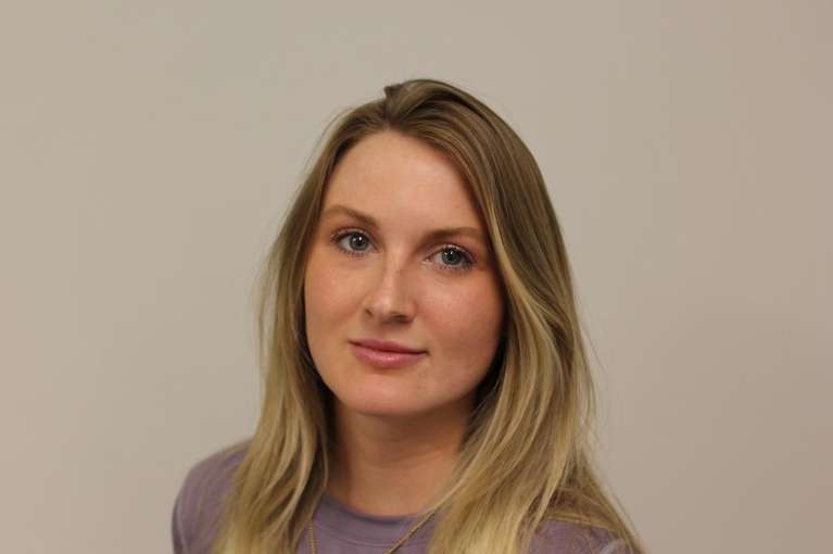 Blonde girl after lip enhancement, huntsville al